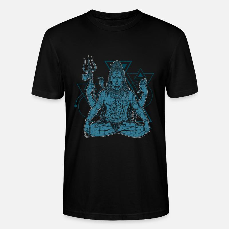 Shiva - T-shirt bio CRAFTER Stanley Stella Unisexe - noir