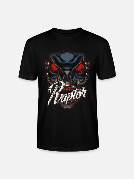 Robot Dino - Stanley/Stella CRAFTER Unisex Organic T-Shirt - black