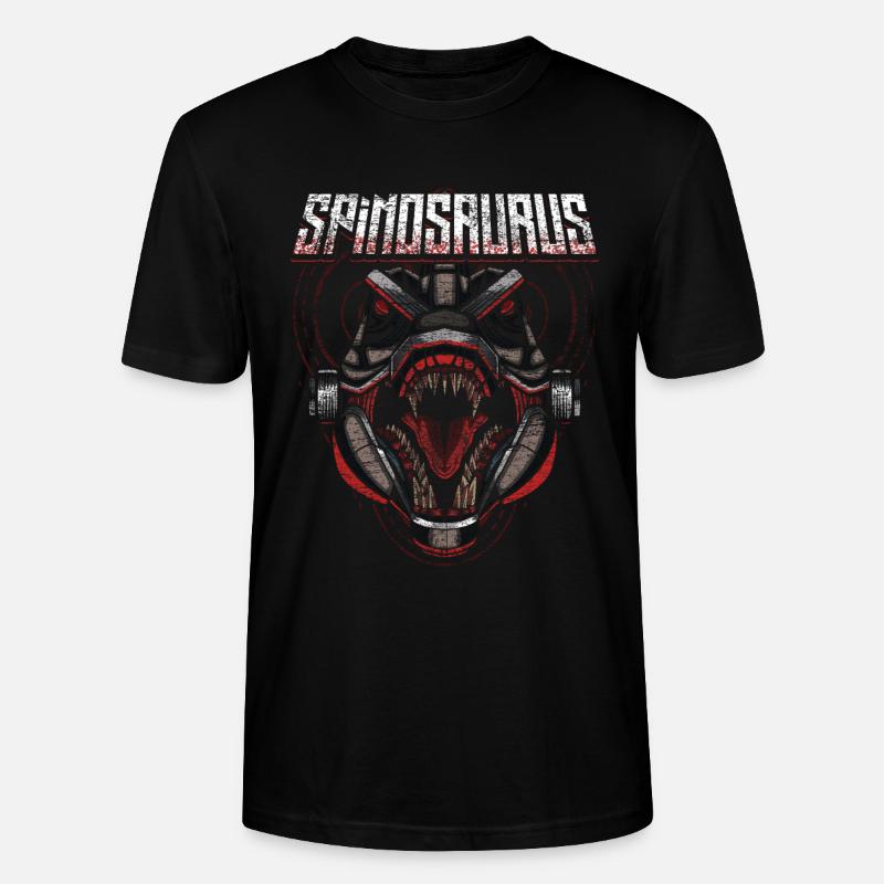 Robot Dino - T-shirt bio CRAFTER Stanley Stella Unisexe - noir