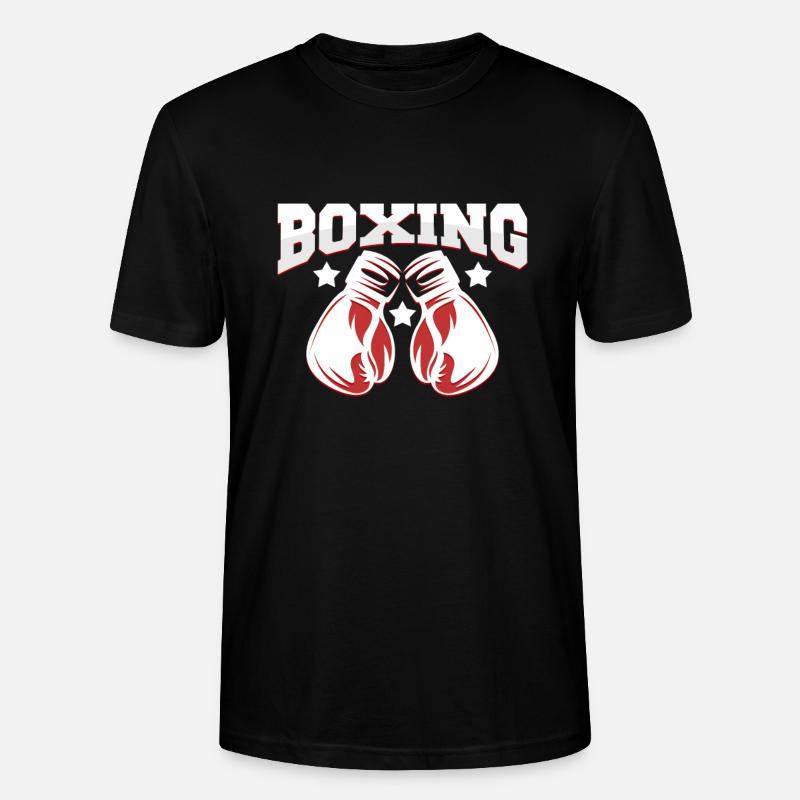 Gants de boxe - T-shirt bio CRAFTER Stanley Stella Unisexe - noir