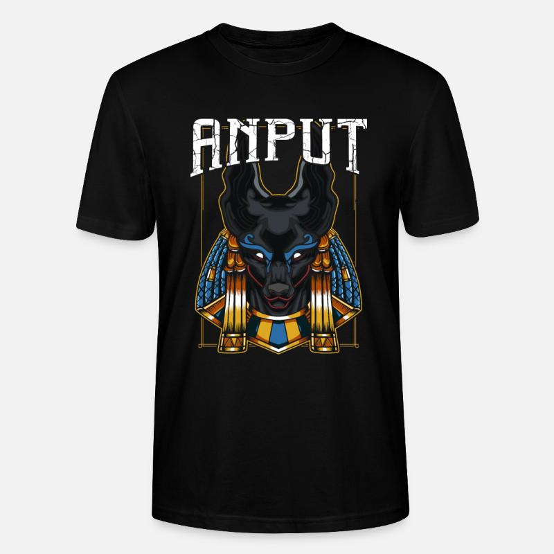 Anput Weiblicher Anubis - Stanley/Stella Unisex Bio-T-Shirt CRAFTER - Schwarz