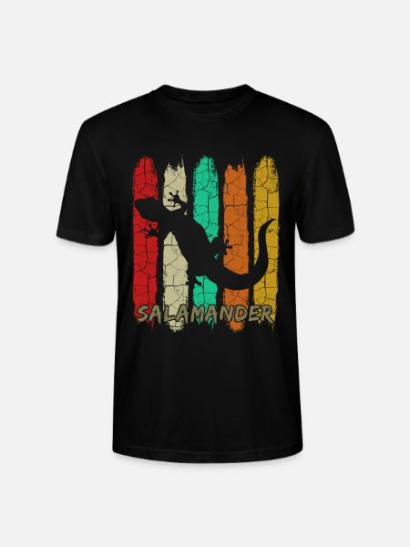 salamander - Stanley/Stella CRAFTER Unisex Organic T-Shirt - black