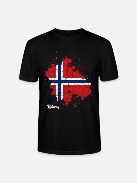 Norway - Stanley/Stella CRAFTER Unisex Organic T-Shirt - black