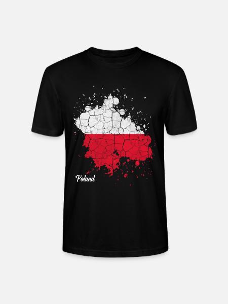 Pologne - T-shirt bio CRAFTER Stanley Stella Unisexe - noir