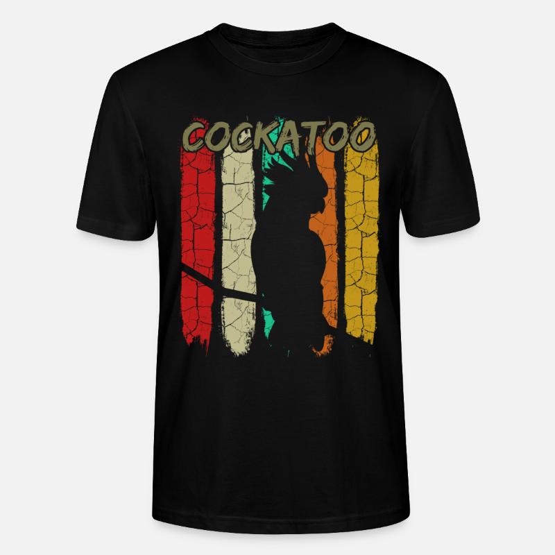 Kakadu - Stanley/Stella Unisex Bio-T-Shirt CRAFTER - Schwarz