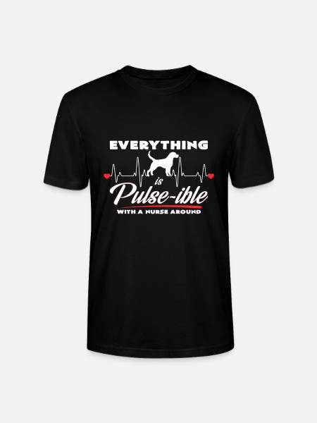 Infirmière Amour Chien - T-shirt bio CRAFTER Stanley Stella Unisexe - noir