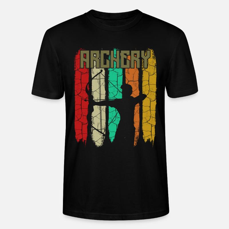 Bogenschütze - Stanley/Stella Unisex Bio-T-Shirt CRAFTER - Schwarz