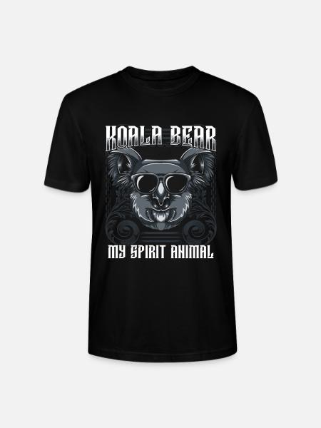 Koalabär - Stanley/Stella Unisex Bio-T-Shirt CRAFTER - Schwarz