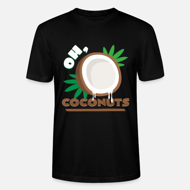 noix de coco - T-shirt bio CRAFTER Stanley Stella Unisexe - noir