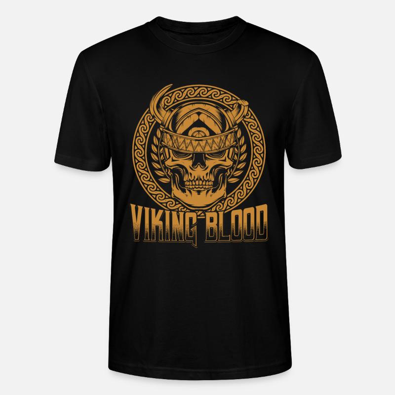 Wikinger - Stanley/Stella Unisex Bio-T-Shirt CRAFTER - Schwarz