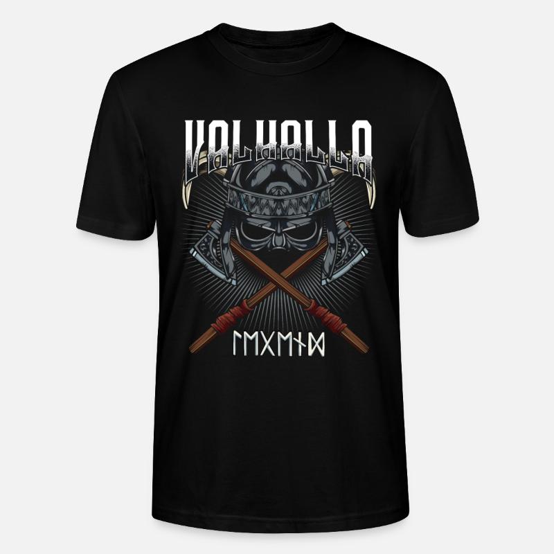 Wikinger - Stanley/Stella Unisex Bio-T-Shirt CRAFTER - Schwarz