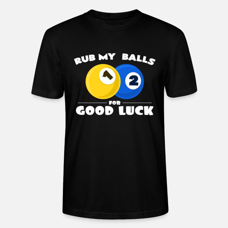 Billard - Stanley/Stella Unisex Bio-T-Shirt CRAFTER - Schwarz