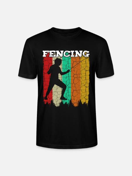 Fechten - Stanley/Stella Unisex Bio-T-Shirt CRAFTER - Schwarz