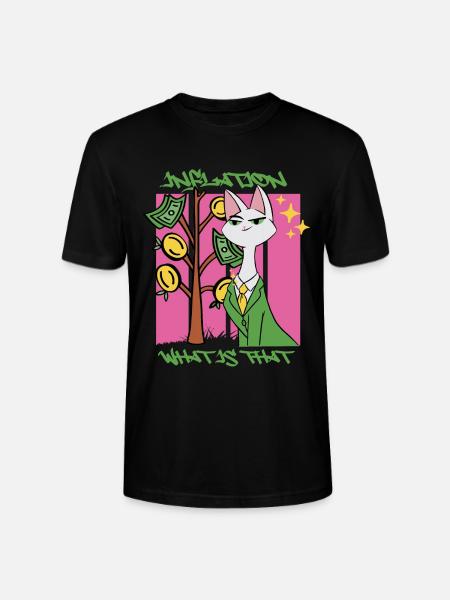 Inflation what is it? - Stanley/Stella CRAFTER Unisex Organic T-Shirt - black