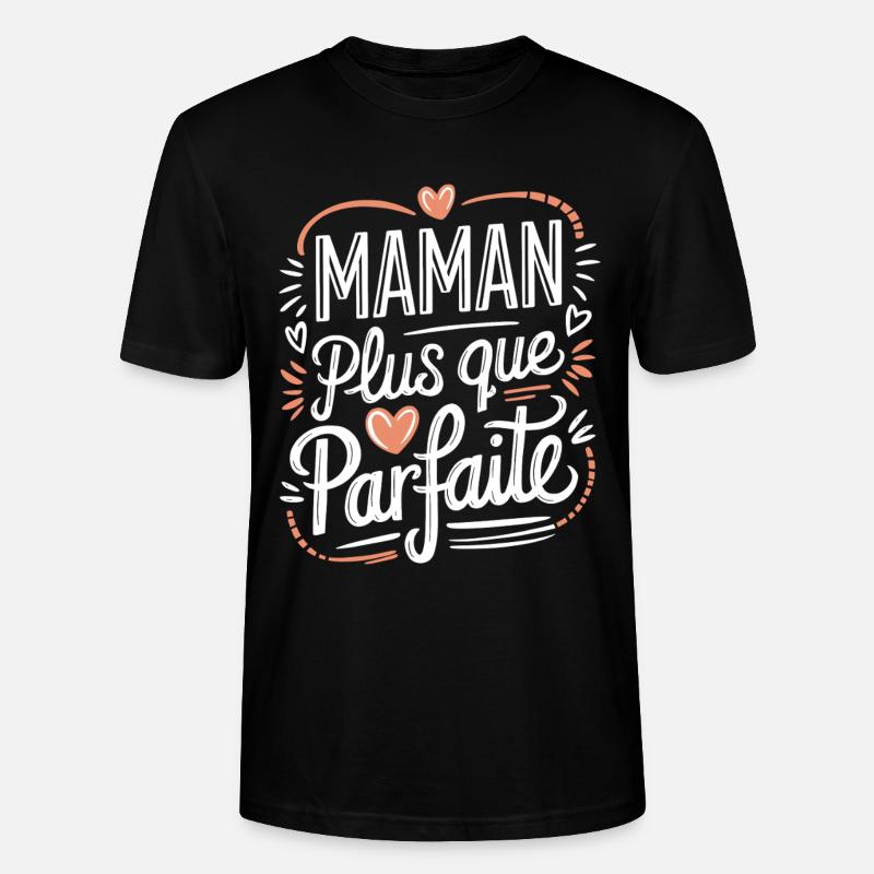 Mehr als perfekte Mama - Stanley/Stella Unisex Bio-T-Shirt CRAFTER - Schwarz