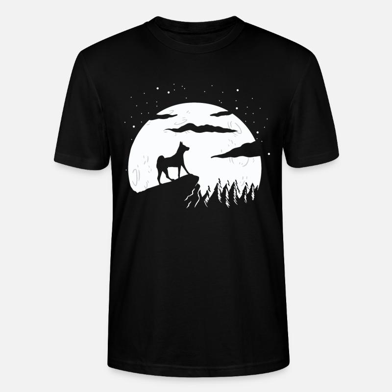 Basenji - Stanley/Stella Unisex Bio-T-Shirt CRAFTER - Schwarz