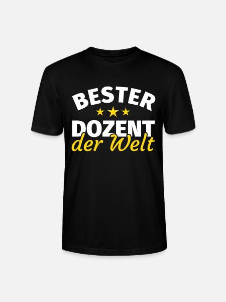 Dozent - Stanley/Stella Unisex Bio-T-Shirt CRAFTER - Schwarz