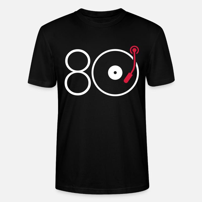 Musik der 80er - Stanley/Stella Unisex Bio-T-Shirt CRAFTER - Schwarz