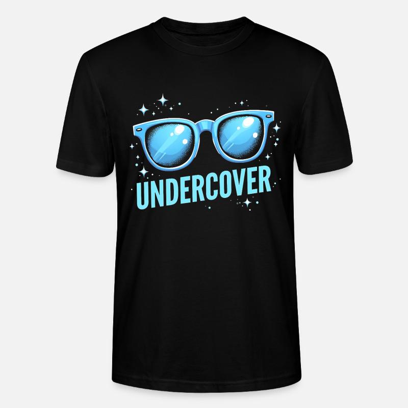 Déguisement Undercover - Sunglasses Fun - T-shirt bio CRAFTER Stanley Stella Unisexe - noir