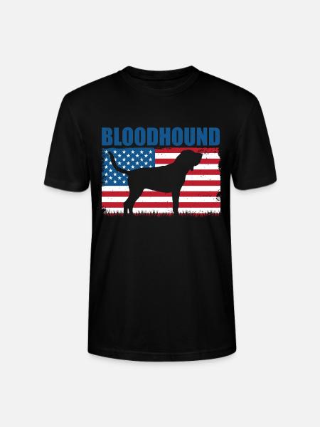 Bloodhound Hund - Stanley/Stella Unisex Bio-T-Shirt CRAFTER - Schwarz