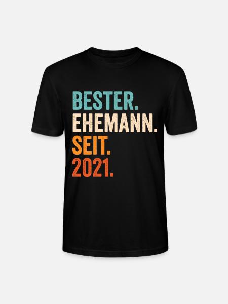 bester ehemann seit 2021 - Stanley/Stella Unisex Bio-T-Shirt CRAFTER - Schwarz