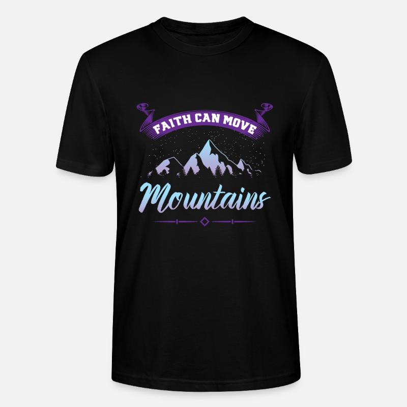 Randonner Motivation chrétienne - T-shirt bio CRAFTER Stanley Stella Unisexe - noir