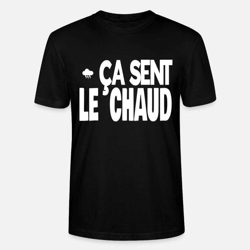 ça sent le chaud - T-shirt bio CRAFTER Stanley Stella Unisexe - noir