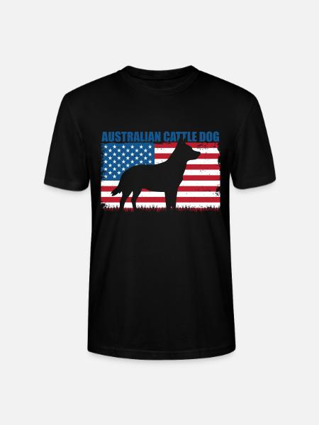 Australian Cattle Dog - Stanley/Stella CRAFTER Unisex Organic T-Shirt - black