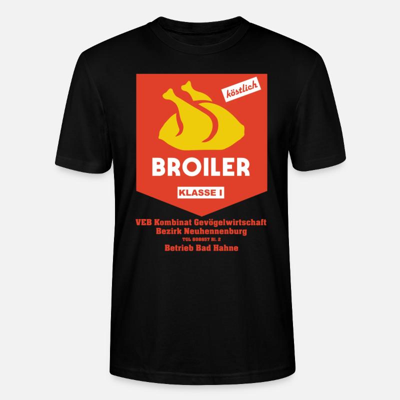 Broiler (édition de la volaille dorée) - T-shirt bio CRAFTER Stanley Stella Unisexe - noir