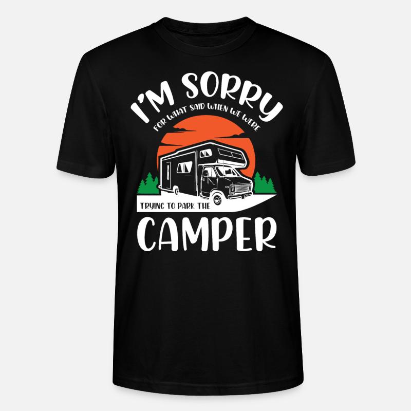 Life Camper Camping - Stanley/Stella Unisex Bio-T-Shirt CRAFTER - Schwarz