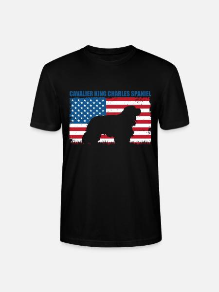 Cavalier King Charles Spaniel Geschenk - Stanley/Stella Unisex Bio-T-Shirt CRAFTER - Schwarz