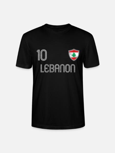 Libanon Fußball Mannschaft - Stanley/Stella Unisex Bio-T-Shirt CRAFTER - Schwarz
