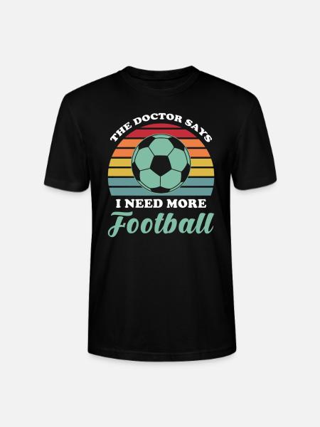 Fußball - Stanley/Stella Unisex Bio-T-Shirt CRAFTER - Schwarz