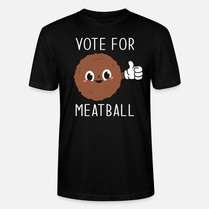 Fleischbällchen - Stanley/Stella Unisex Bio-T-Shirt CRAFTER - Schwarz