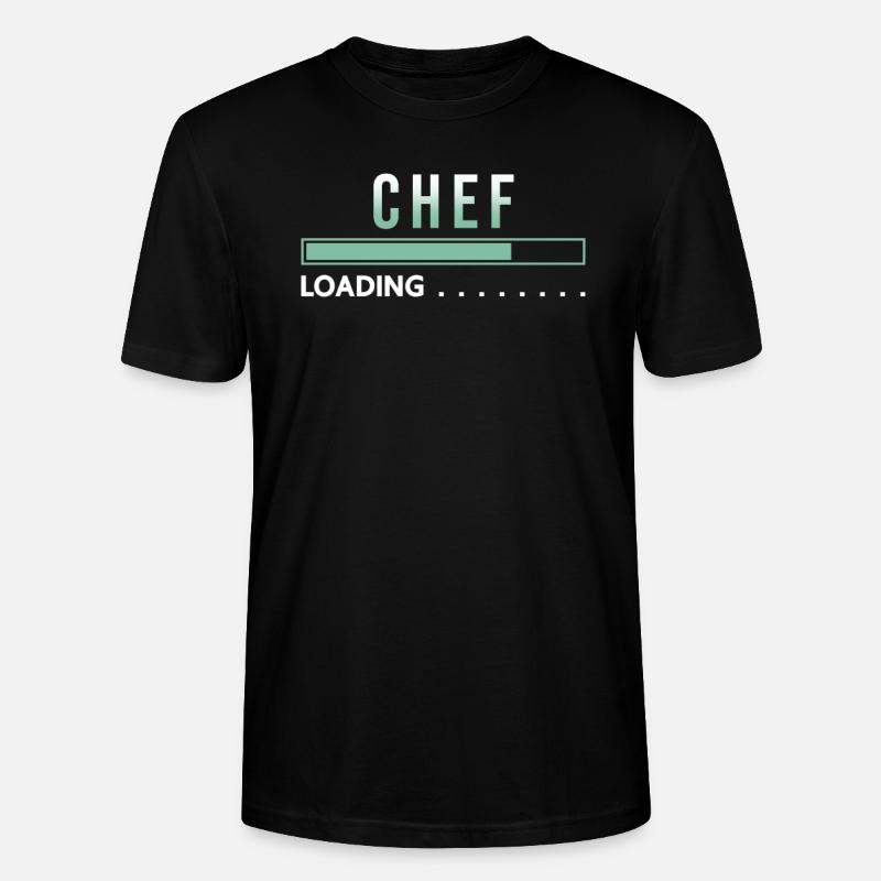 Koch loading Geschenk Ausbidlung - Stanley/Stella Unisex Bio-T-Shirt CRAFTER - Schwarz