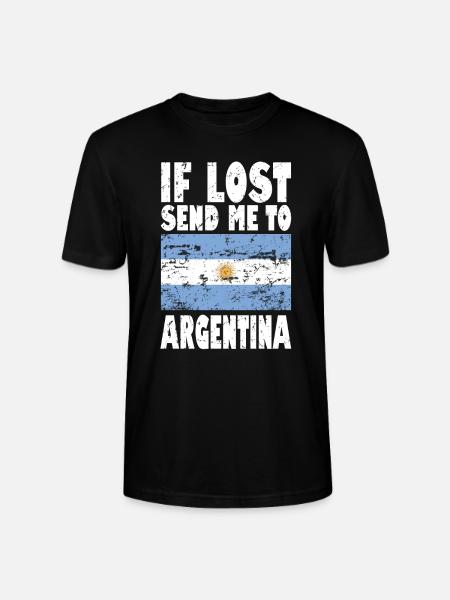 Drapeau de l’Argentine - T-shirt bio CRAFTER Stanley Stella Unisexe - noir
