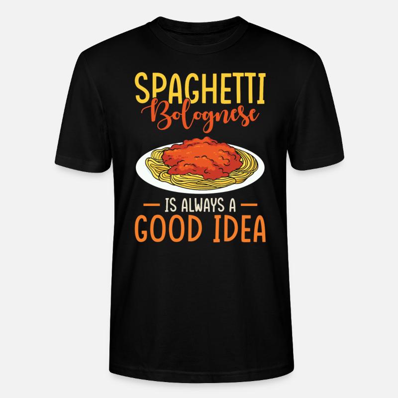 Spaghetti Bolognese - Stanley/Stella Unisex Bio-T-Shirt CRAFTER - Schwarz