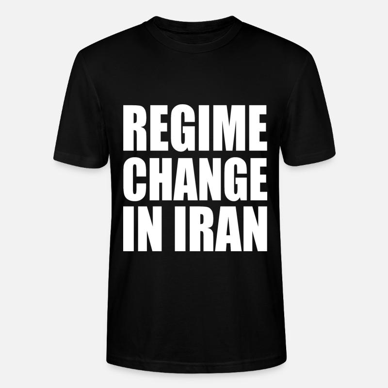 Regime change in iran - Stanley/Stella Unisex Bio-T-Shirt CRAFTER - Schwarz