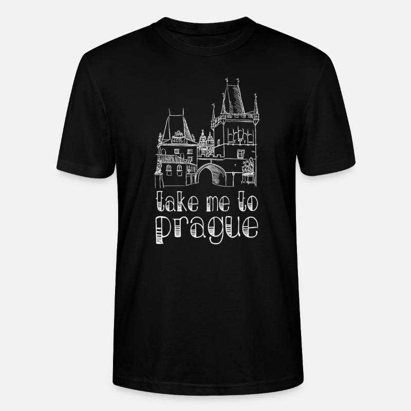 Prag - Stanley/Stella Unisex Bio-T-Shirt CRAFTER - Schwarz
