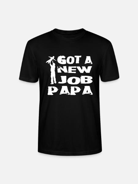 Parental leave dad - Stanley/Stella CRAFTER Unisex Organic T-Shirt - black