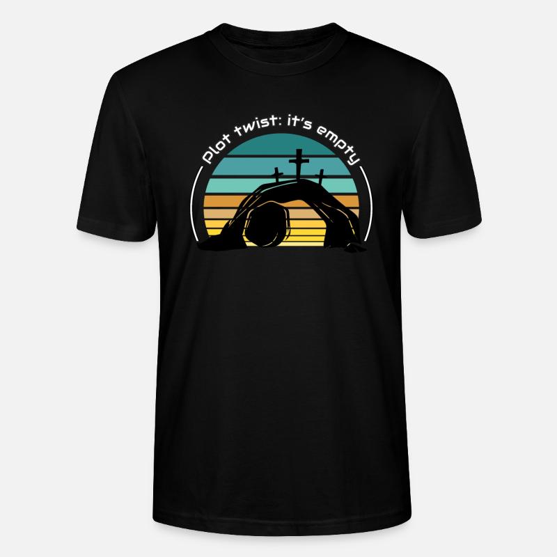 Plot twist: it’s empty - Stanley/Stella CRAFTER Unisex Organic T-Shirt - black