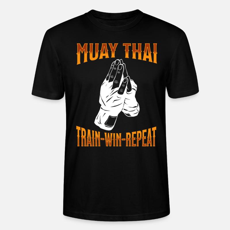 Muay Thai Boxe Muay Thai - T-shirt bio CRAFTER Stanley Stella Unisexe - noir