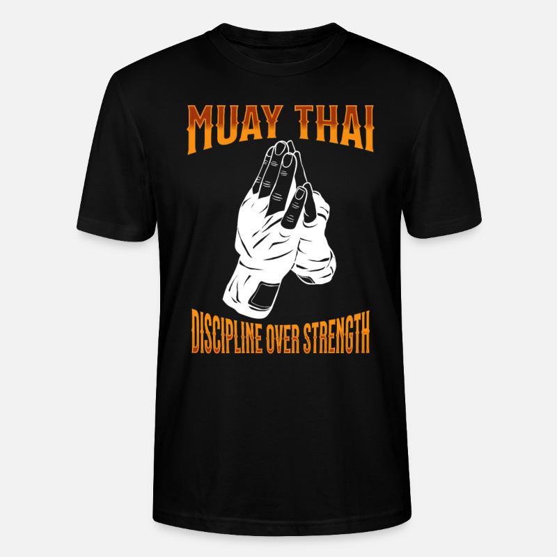 Muay Thai Boxe Muay Thai - T-shirt bio CRAFTER Stanley Stella Unisexe - noir