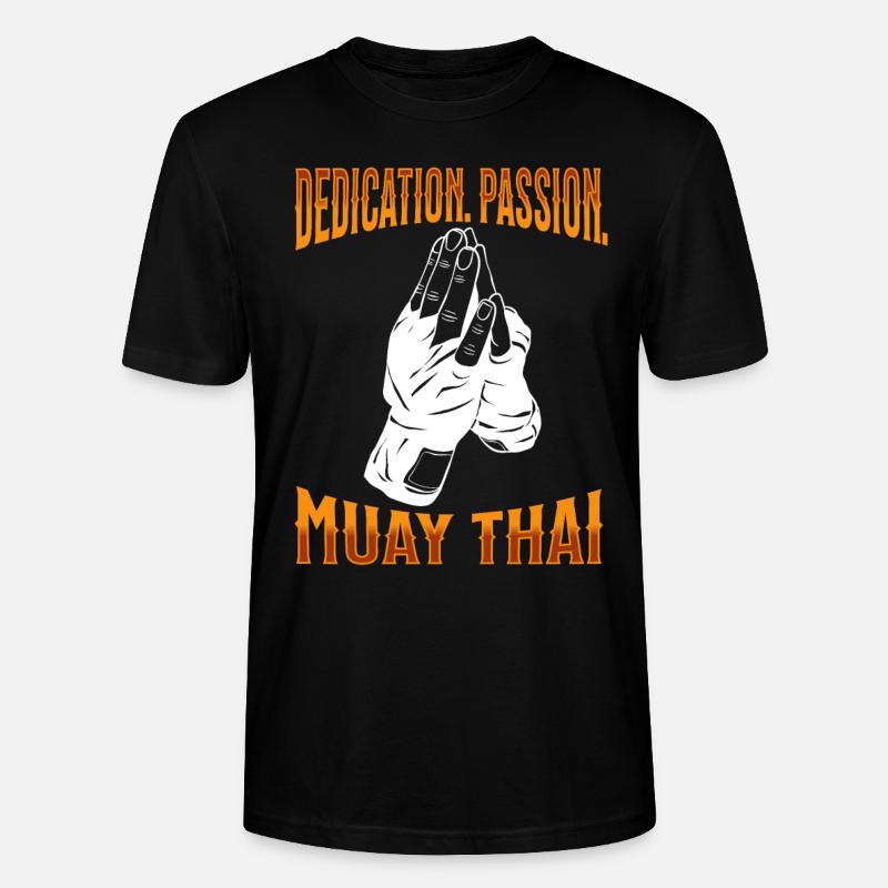 Muay Thai Boxe Muay Thai - T-shirt bio CRAFTER Stanley Stella Unisexe - noir