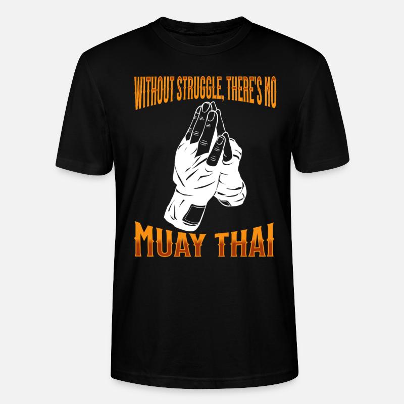 Muay Thai Boxe Muay Thai - T-shirt bio CRAFTER Stanley Stella Unisexe - noir