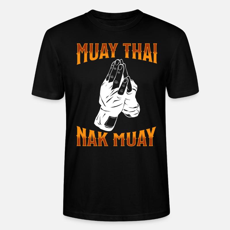 Muay Thai Boxe Muay Thai - T-shirt bio CRAFTER Stanley Stella Unisexe - noir