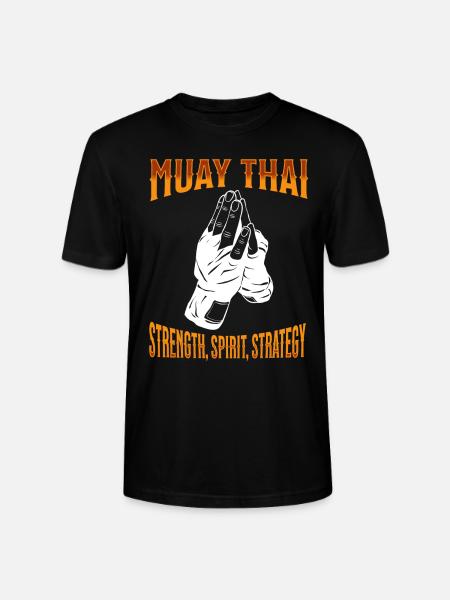 Muay Thai Boxing Muay Thai - Stanley/Stella CRAFTER Unisex Organic T-Shirt - black