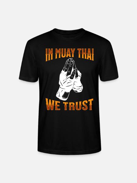 Muay Thai Boxing Muay Thai - Stanley/Stella CRAFTER Unisex Organic T-Shirt - black