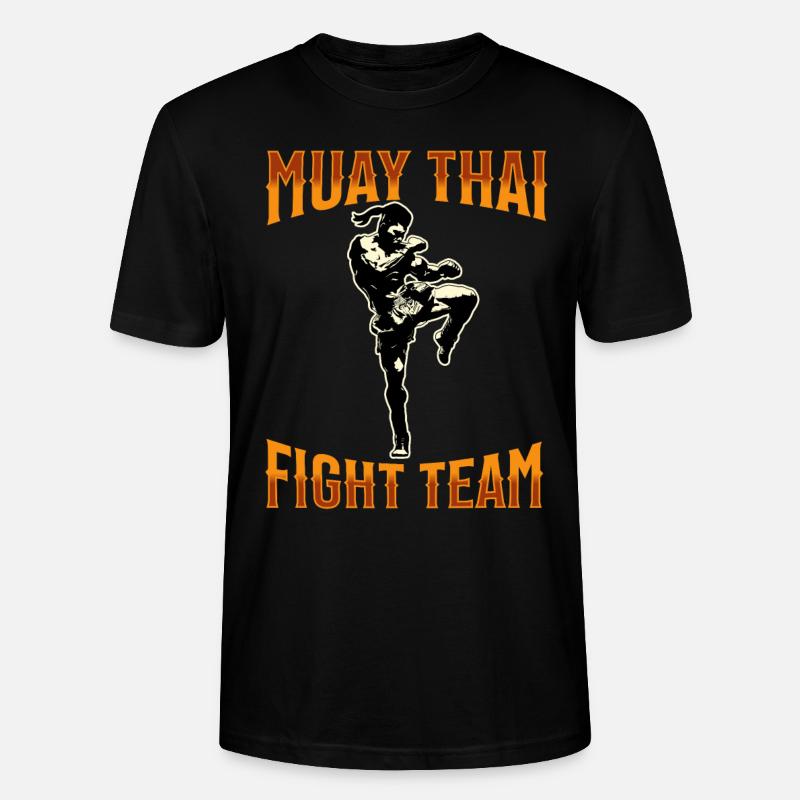 Muay Thai Boxe Muay Thai - T-shirt bio CRAFTER Stanley Stella Unisexe - noir