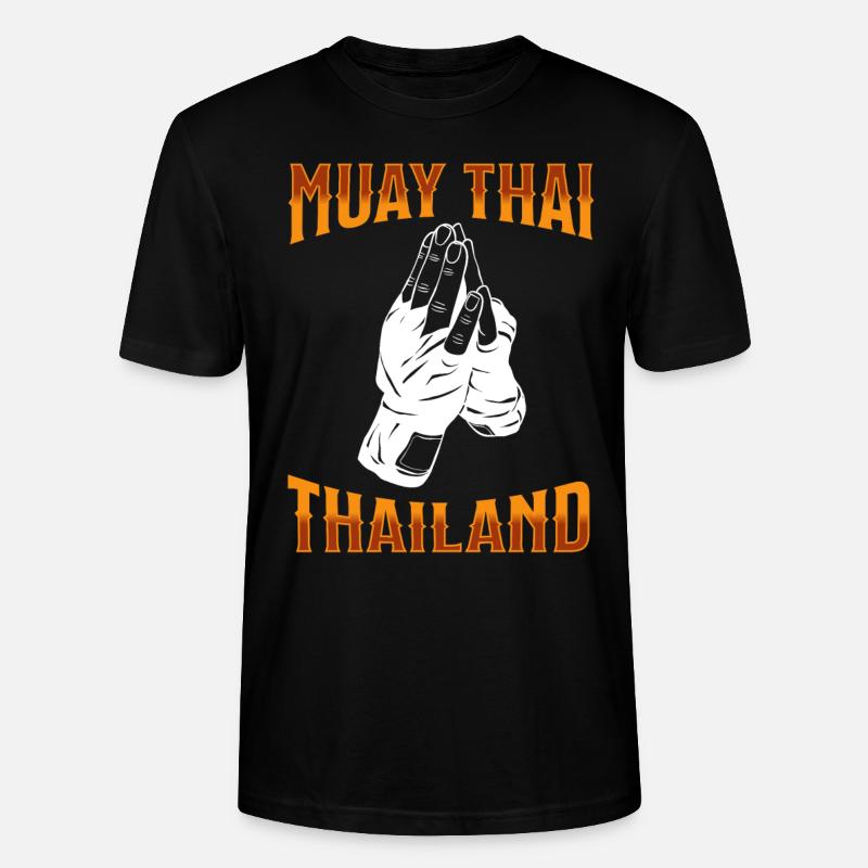 Muay Thai Boxe Muay Thai - T-shirt bio CRAFTER Stanley Stella Unisexe - noir